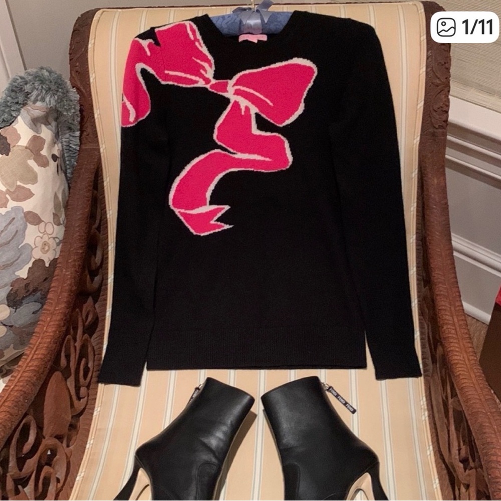 NWOT LILLY PULITZER ESTELLE CASHMERE PULLOVER CREW NECK LONG SLEEVE SWEATER SZ S - Picture 1 of 2